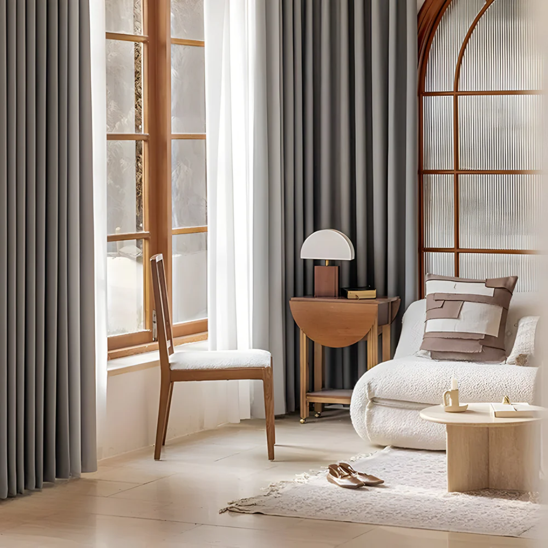 Moxra - Elegante Luxus Verdunkelungsvorhänge für ultimative Privatsphäre und Ruhe