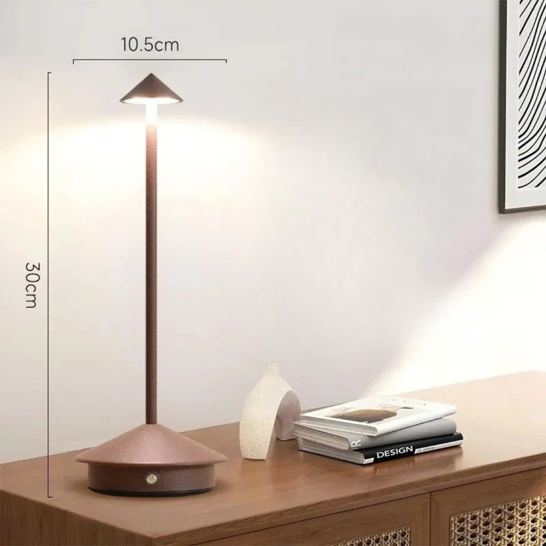 Solea - Elegante kabellose dimmbare LED-Tischlampe für stimmungsvolles Licht