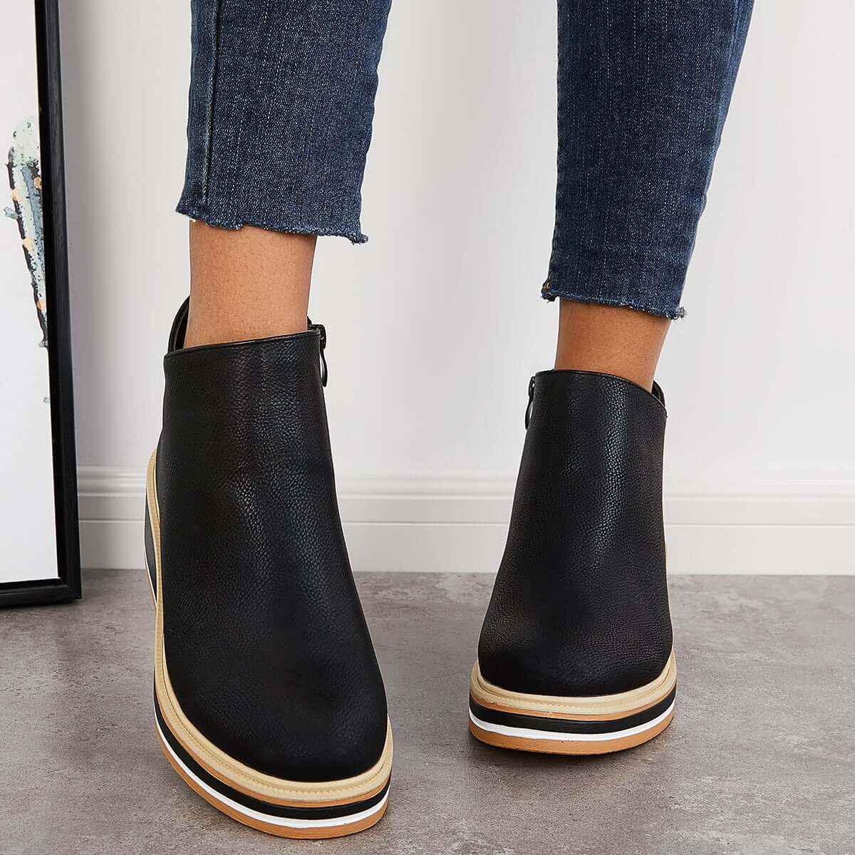 Elegante Orthopädische Schuhe für Damen hinten