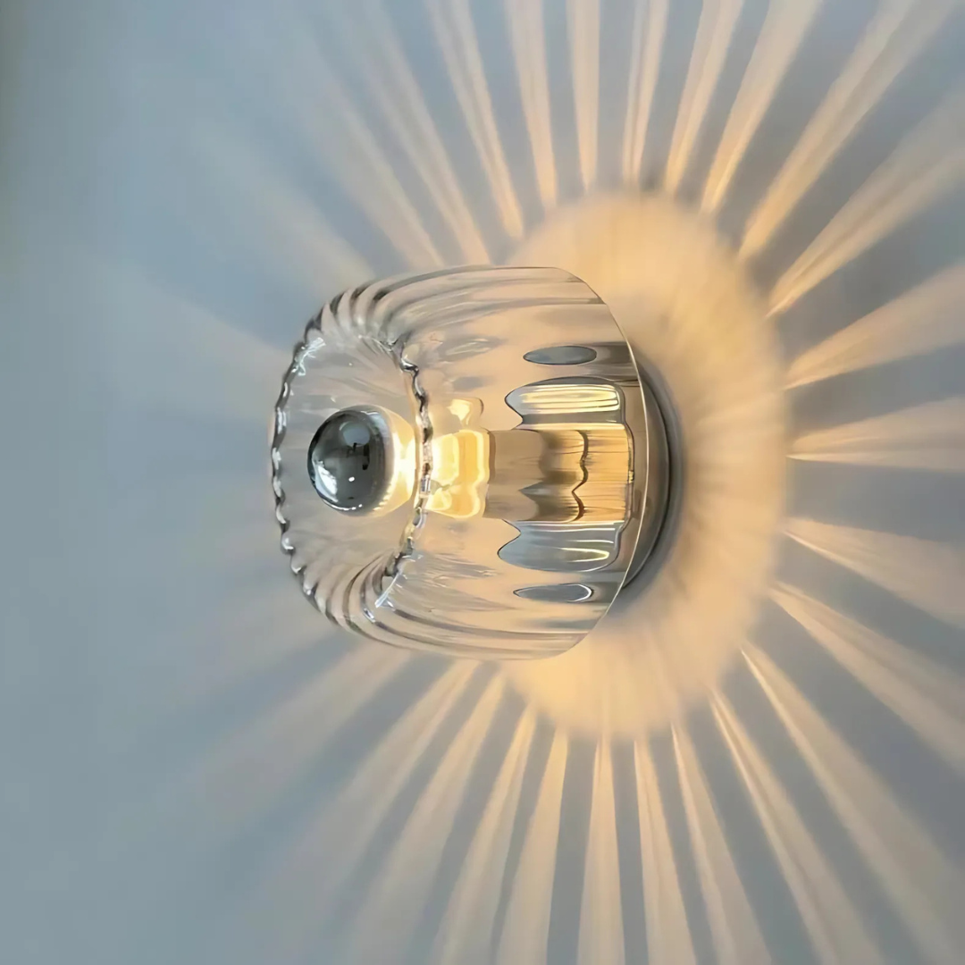 Atropos Glas Wandleuchte - Elegante und Stilvolle Innenwandbeleuchtung