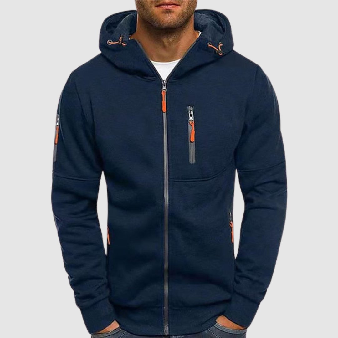 CALENIRAE – Kapuzenjacke mit Reißverschluss für urbanen und bequemen Stil