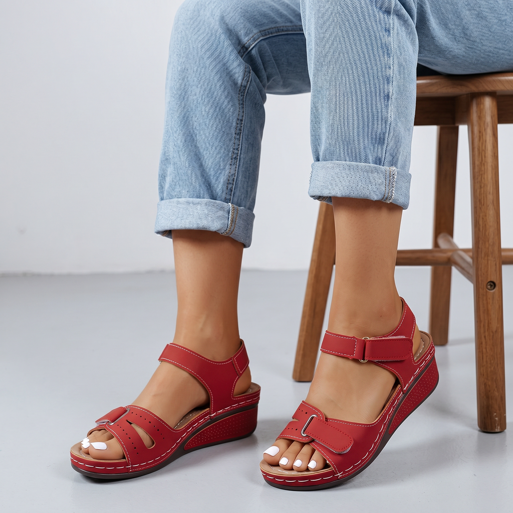 Orthopädische Komfort-Sandalen für Damen - Ganztägige Unterstützung
