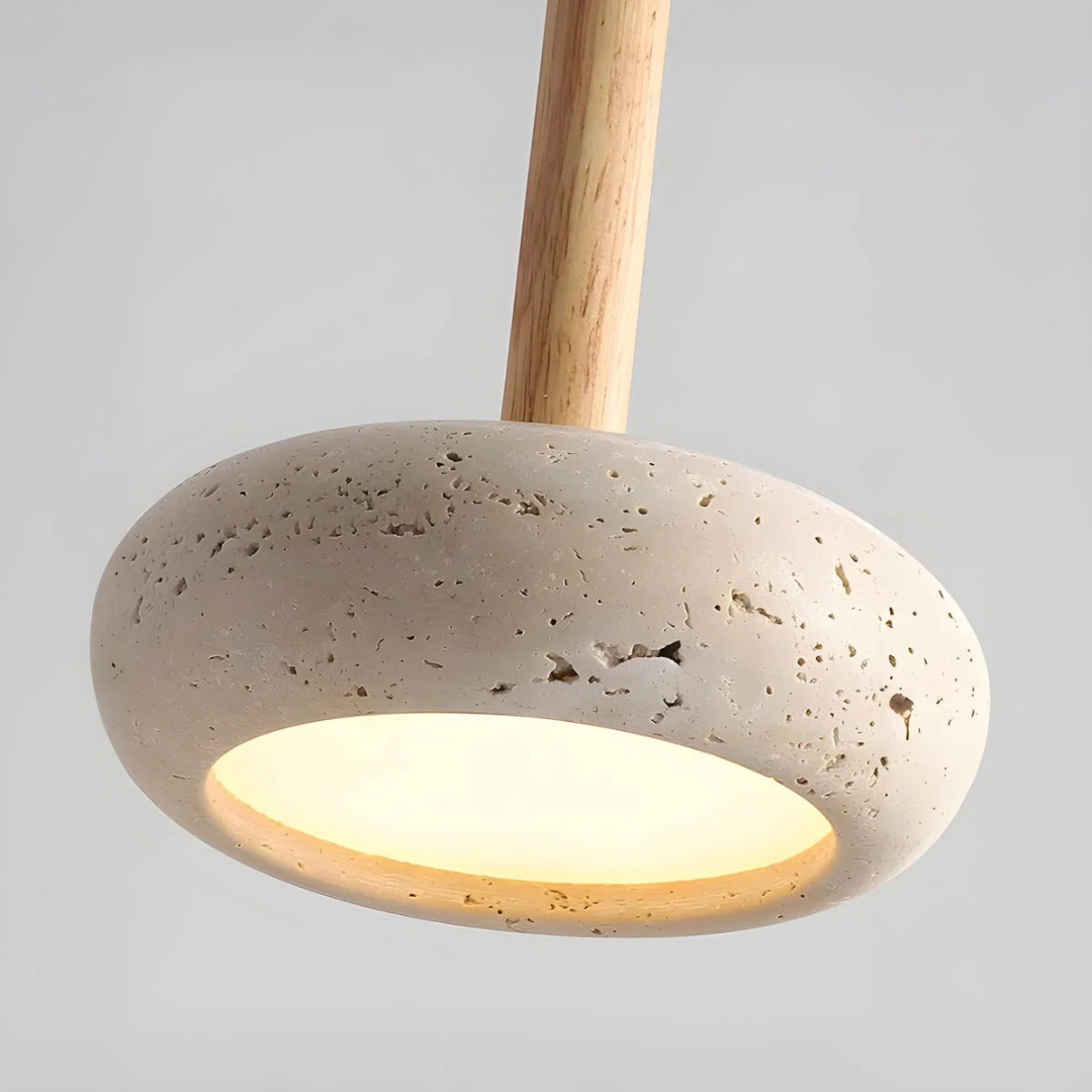 Faustina - Elegant Hängelampe im Luxus Travertin-Design
