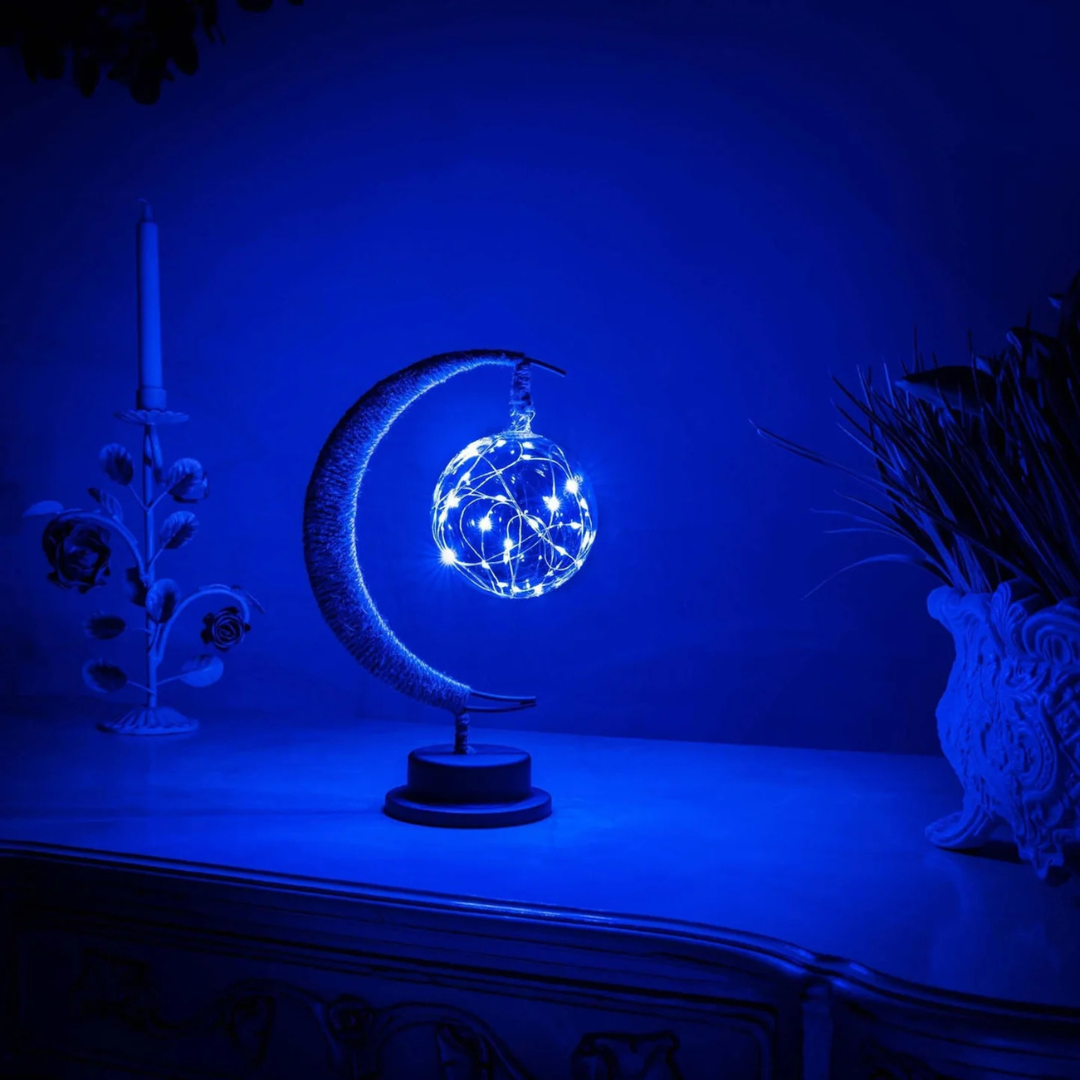 Solvix - Magische Mond-Tafellampe für bezaubernde Lichtstimmungen