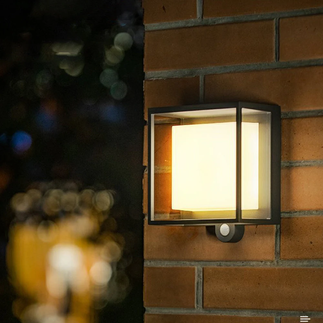 Vexaen - Stilvolle moderne LED-Außenwandleuchte für eine elegante und beleuchtete AußenEcke