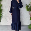 Hazel vestido plisado elegante – sofisticación sin esfuerzo en cada pliegue