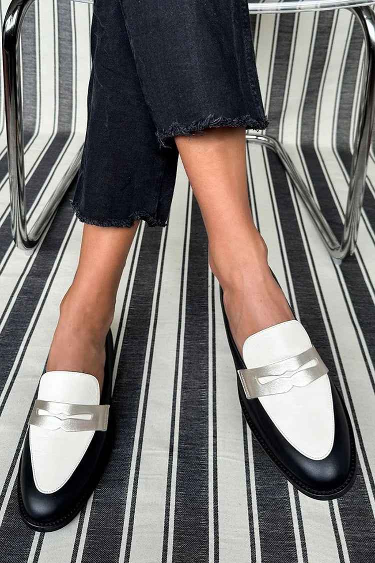 Timeless Monochrome Classic Loafers