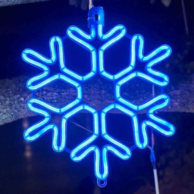 SnowGlow - Frosted Snowflake LED-Lichter mit winterlicher Eleganz