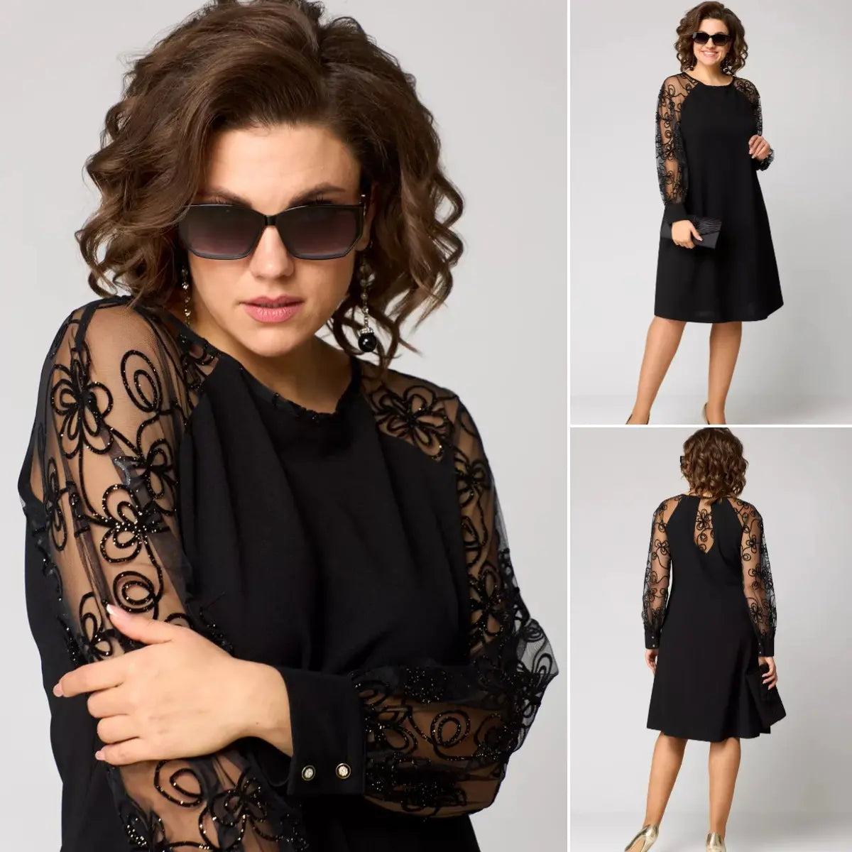 Midikleid in zeitloser Eleganz Damen