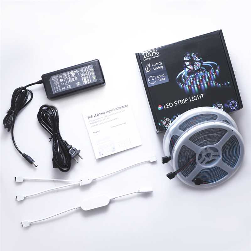 WiFi Smart RGB LED Lichtstreifen – 10m Wasserdicht