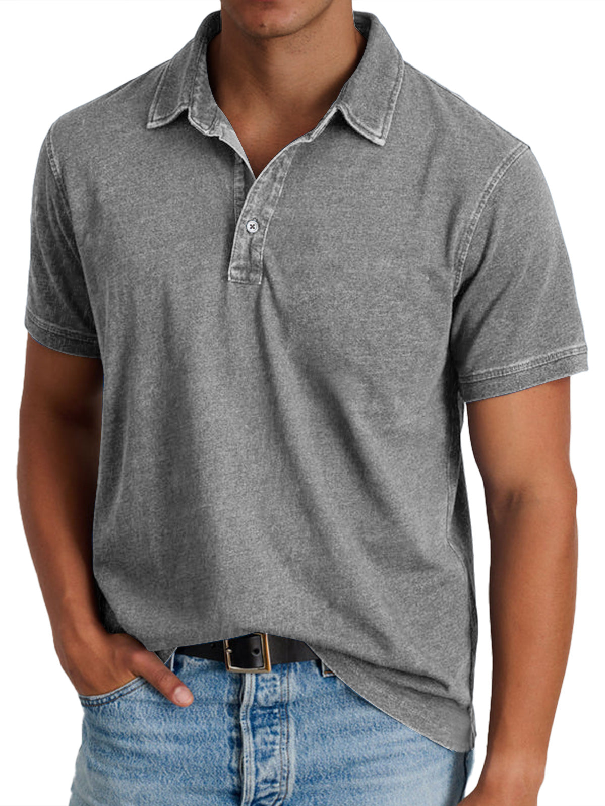 Raveena - Elegantes Polo mit Kragen für einen eleganten Look