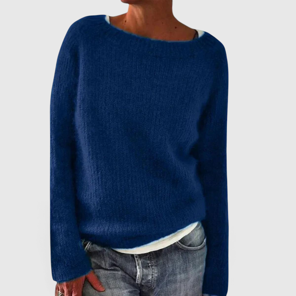 Damen Strickpullover mit lockerer Passform - Casual Pullover