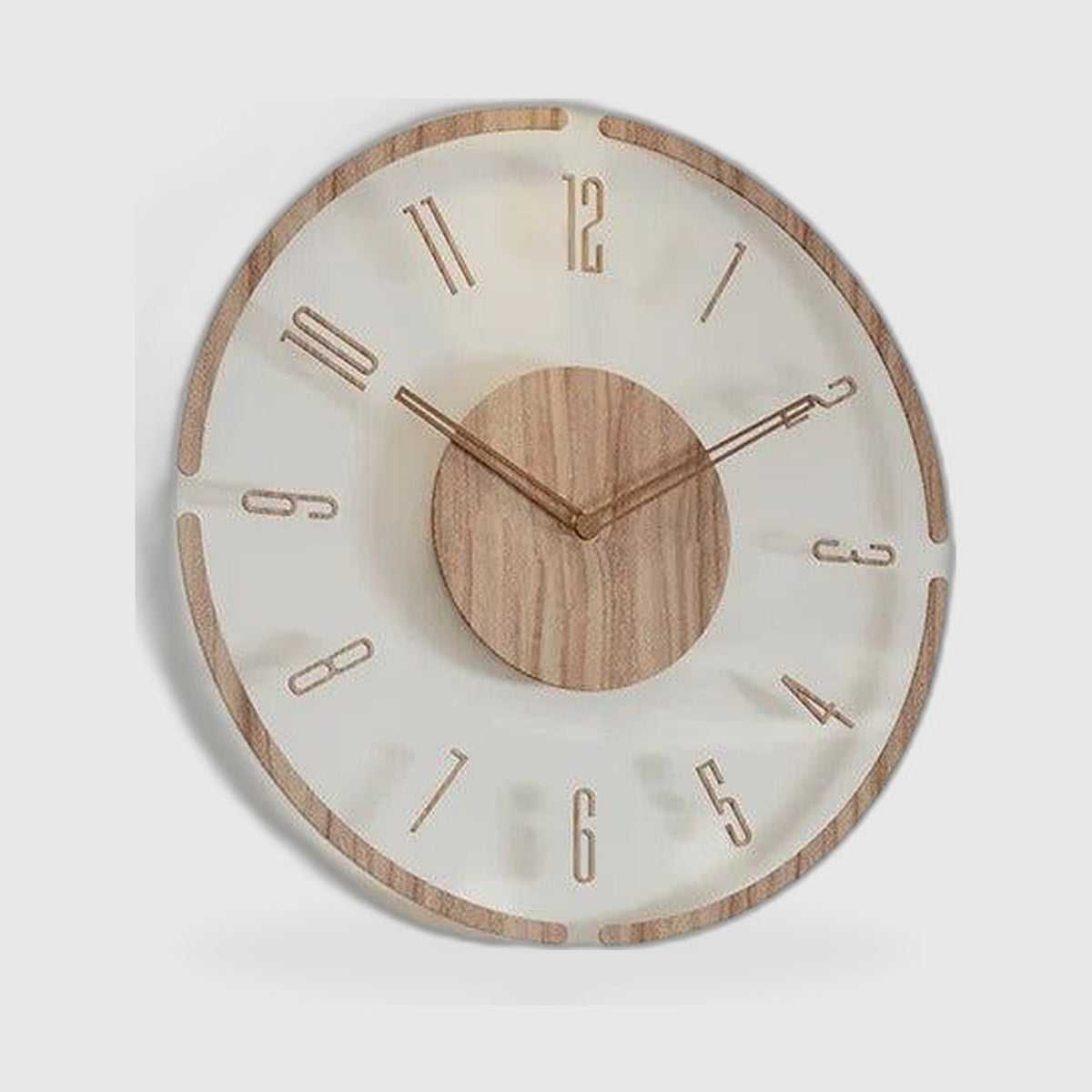 Minimalistische Holz-Wanduhr – Klares Design, Bestseller