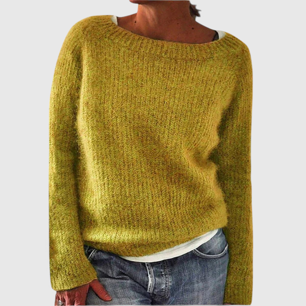 Damen Strickpullover mit lockerer Passform - Casual Pullover