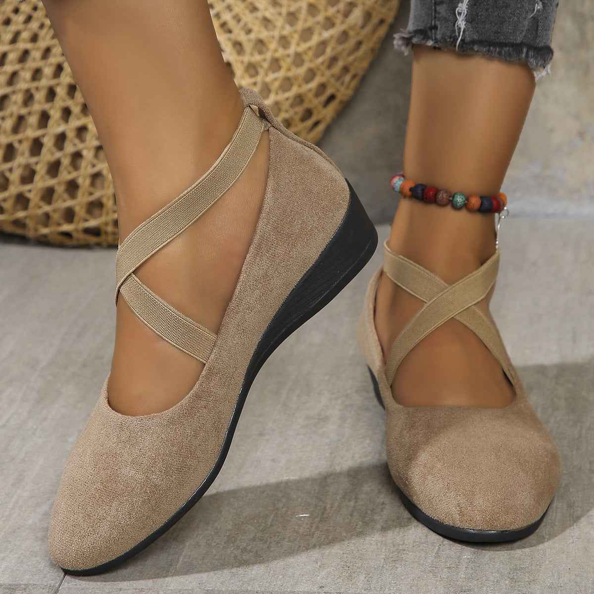 Ultrakomfortable leichte rutschfeste orthopädische Flachschuhe für ganztägige Unterstützung