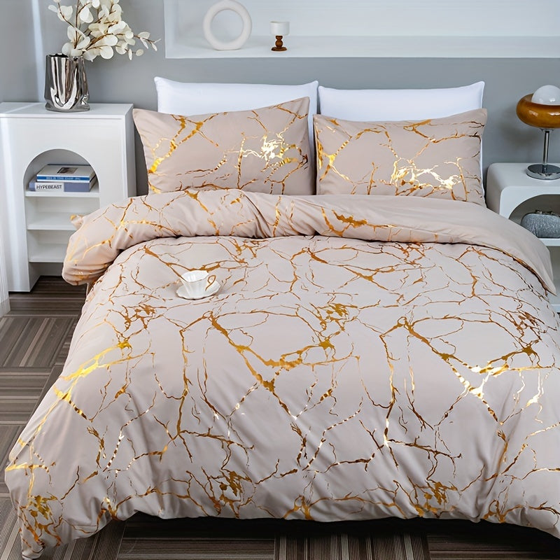 Xavor - Luxuriöses Komfort-Marmor-Bettbezug für ein elegantes und beruhigendes Schlaferlebnis