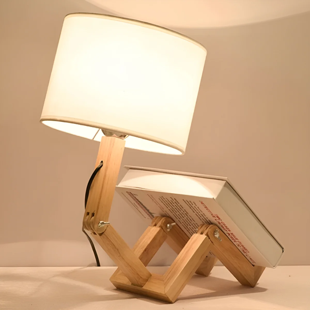 Rilna - Moderne Flexibele Houten Tafellamp für Stilvolle Beleuchtung
