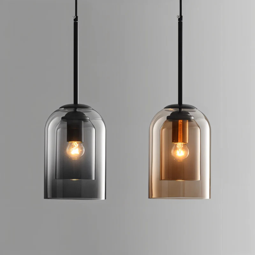 Lucidra - Elegante moderne Glaspendelleuchte