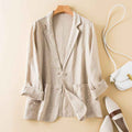 Vivienne prestige bomulds-linned blazer til damer