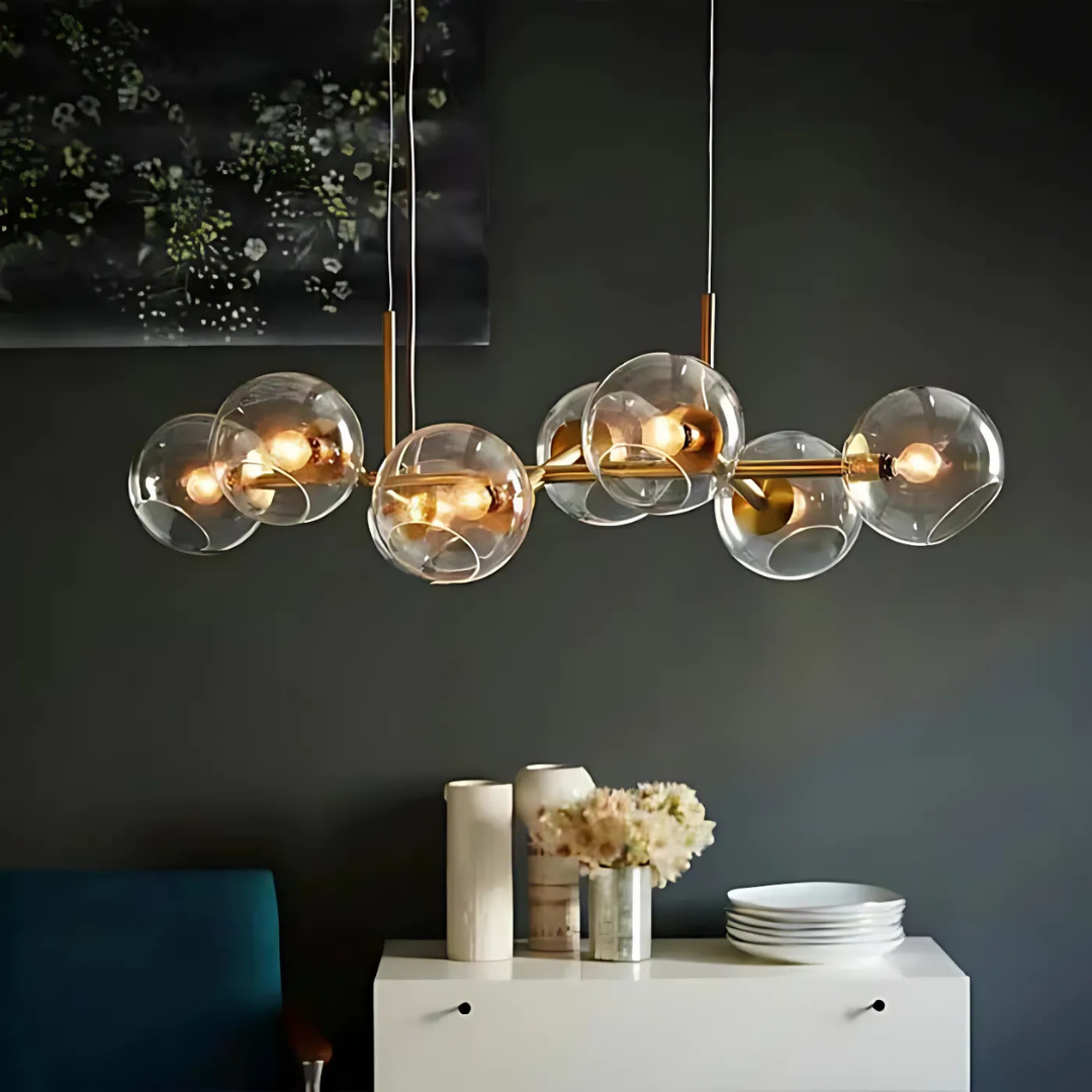 Elegante Spot Luxe Glas-Pendelleuchte – Stilvolle Esstischlampe für einen Luxuriösen Look