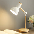 Tilpasselig Macaron LED Bordlampe med Elegant Trædesign