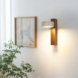 Elegante Wabi Sabi Wandlampe aus Travertin für Innenbeleuchtung