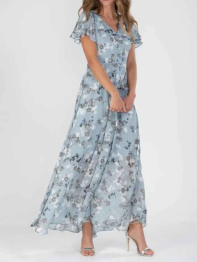 Zuri - Schmeichelhaftes fließendes Kleid