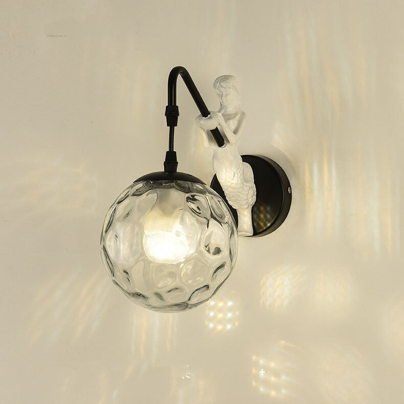 Rustikale Orb-Wandlampe - Vintage-Design Wandleuchte