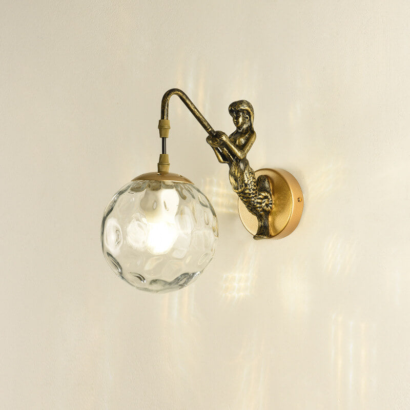 Rustikale Orb-Wandlampe - Vintage-Design Wandleuchte