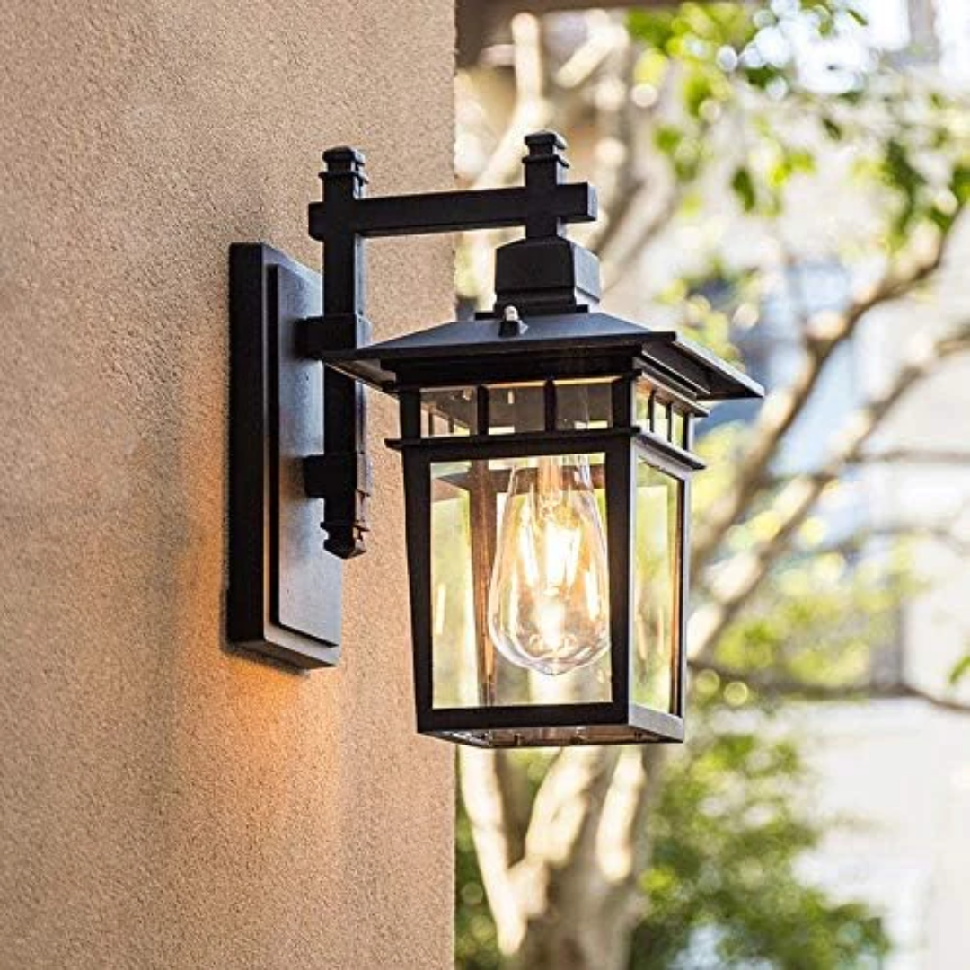 Fylo - stilvolle schwarze Außenwandlampe für eine moderne Outdoor-Atmosphäre