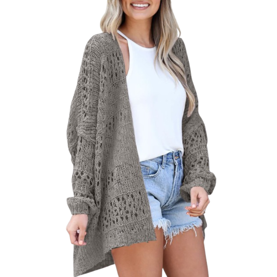 ARIZELA™ Leichter, oversize Boho-Sommercardigan – Mühelos chic und luftig