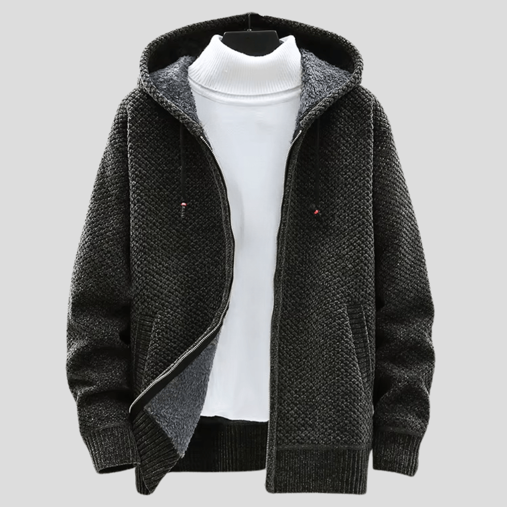 Lorent™ | Premium-Thermo-Strickhoodie: weiche Wärme und überlegener Tragekomfort