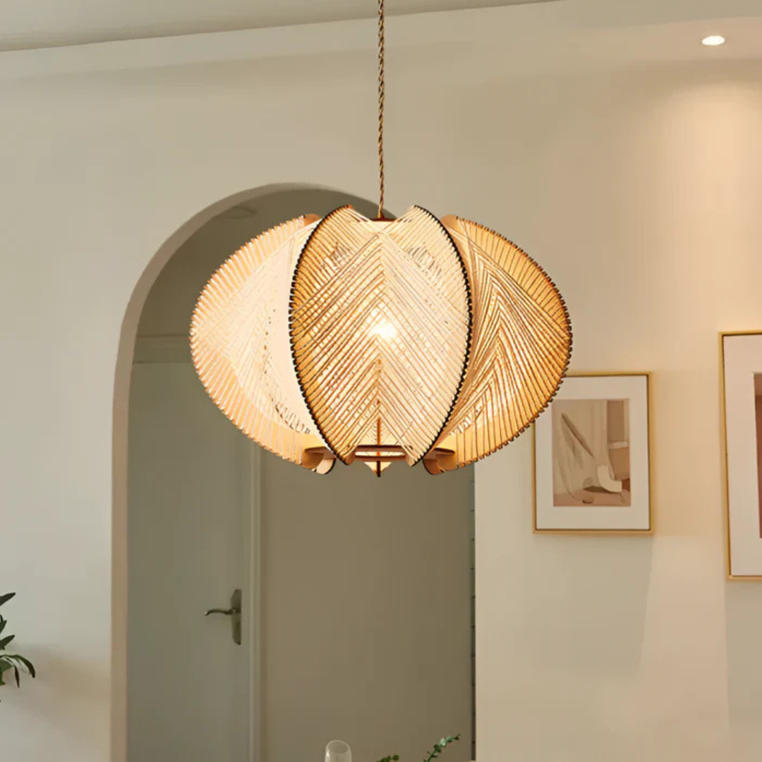 Serena - Elegante Wabi-Sabi Design Pendellampe für stilvolle Beleuchtung