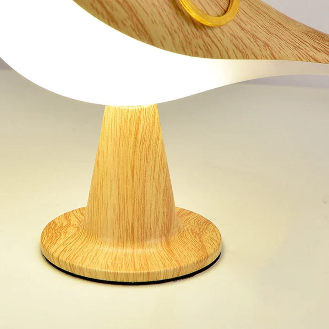 Thix - Tischlampe mit Vogel-Fenster Lustig und Dekorativ
