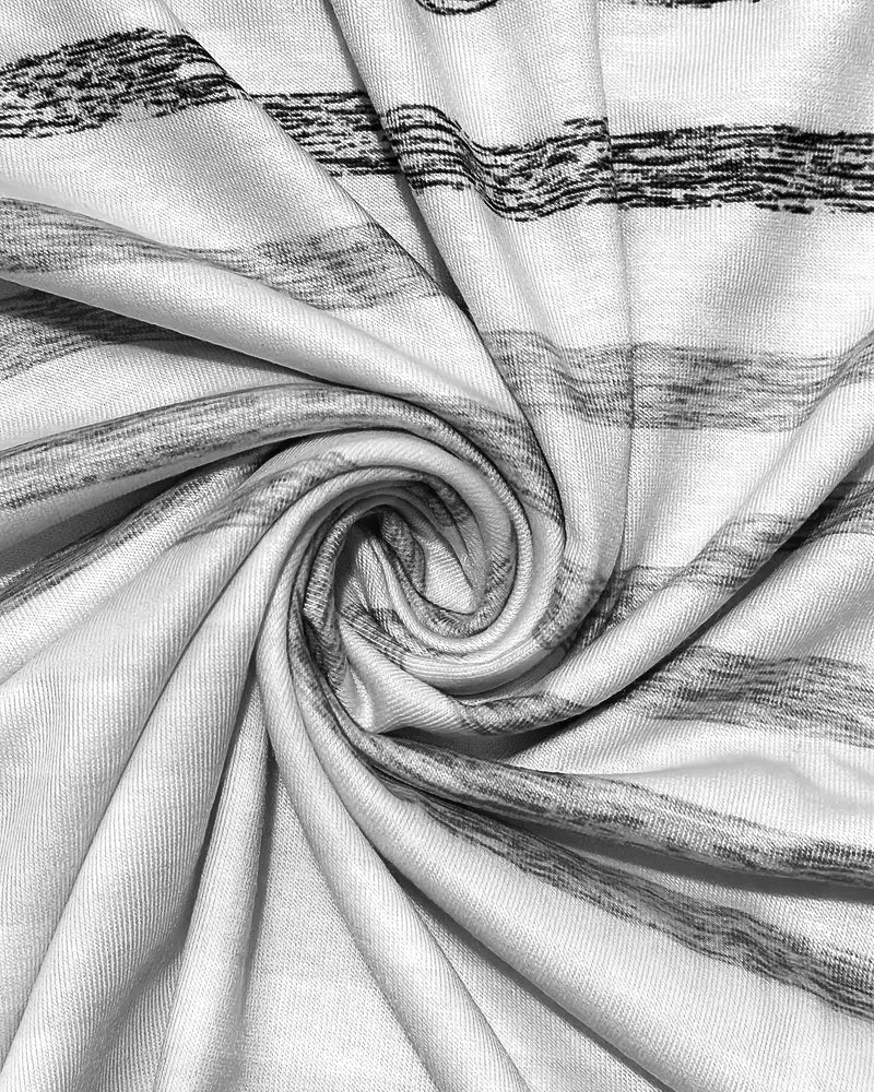 Evelyn – Kurzärmeliges gestreiftes T-Shirt mit elegantem Rundhalsausschnitt
