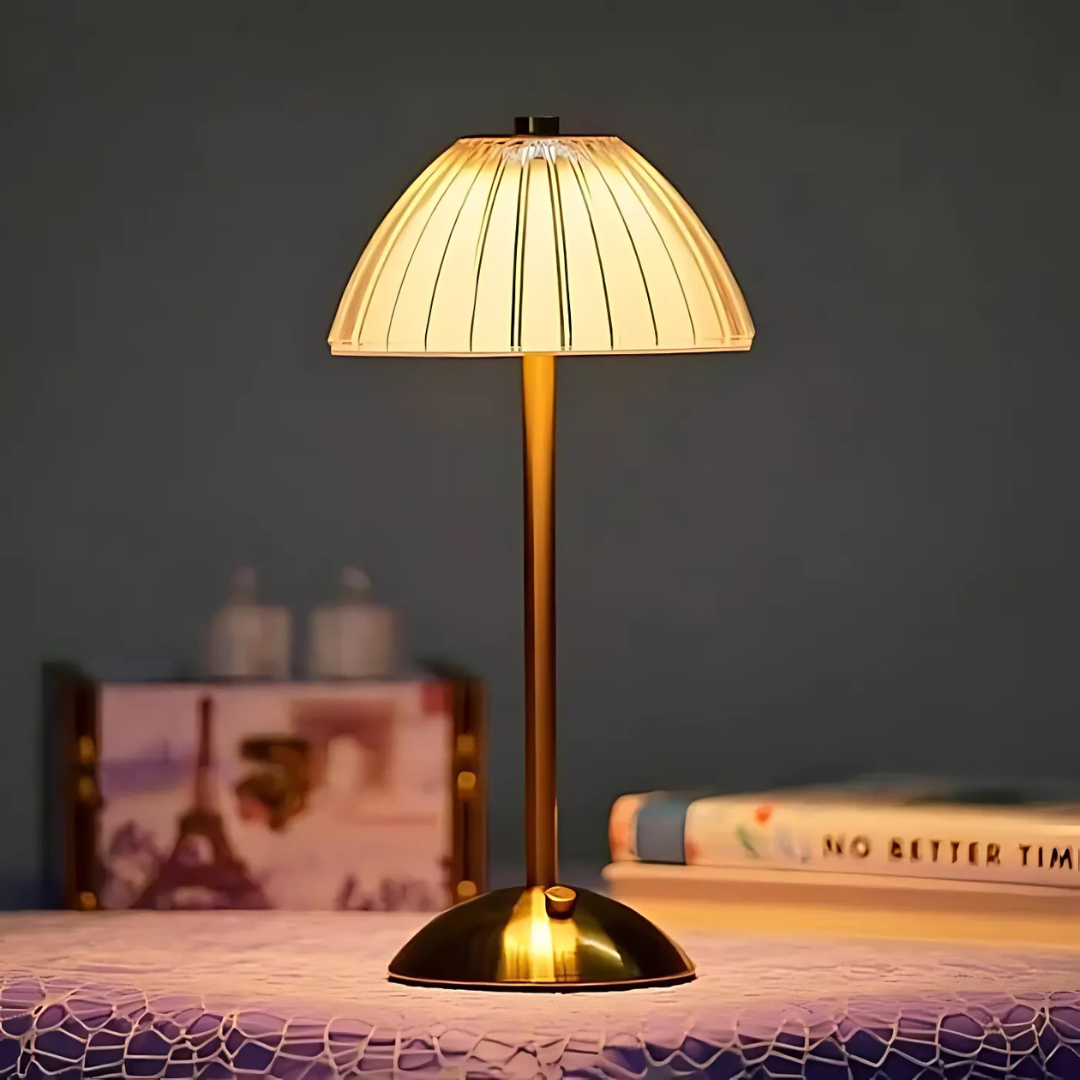Elegante Kristall-LED-Tischleuchte für ein schönes und stimmungsvolles Interieur