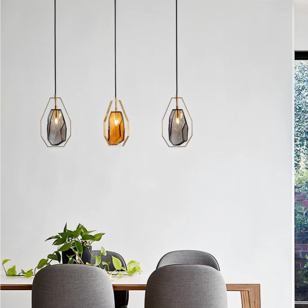 Flavia - Elegante minimalistische Glas-Hängelampe für modernes Ambiente