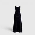Damen Säulen-Maxikleid - Elegantes Hochzeitsgast-Kleid