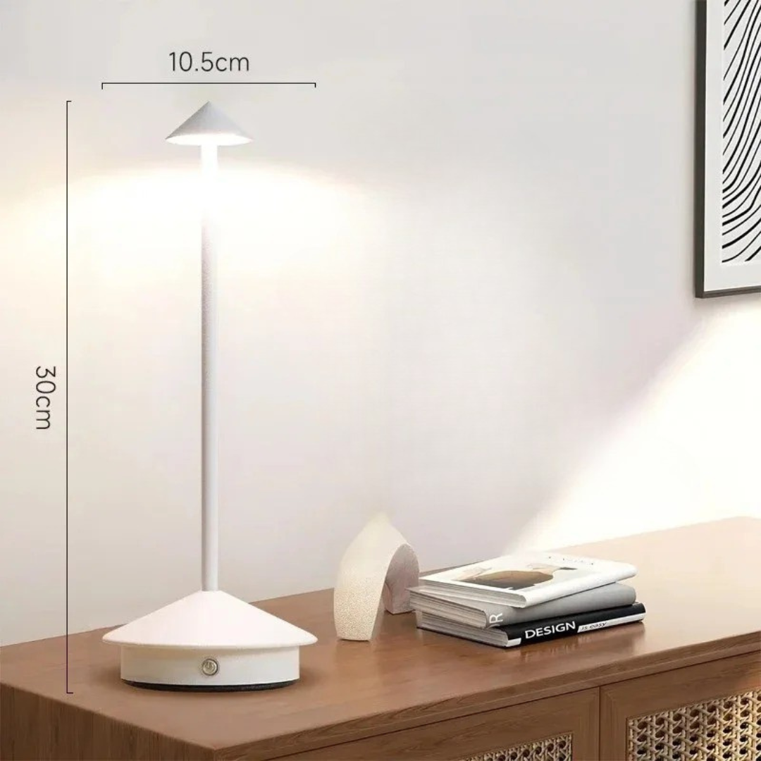 Solea - Elegante kabellose dimmbare LED-Tischlampe für stimmungsvolles Licht