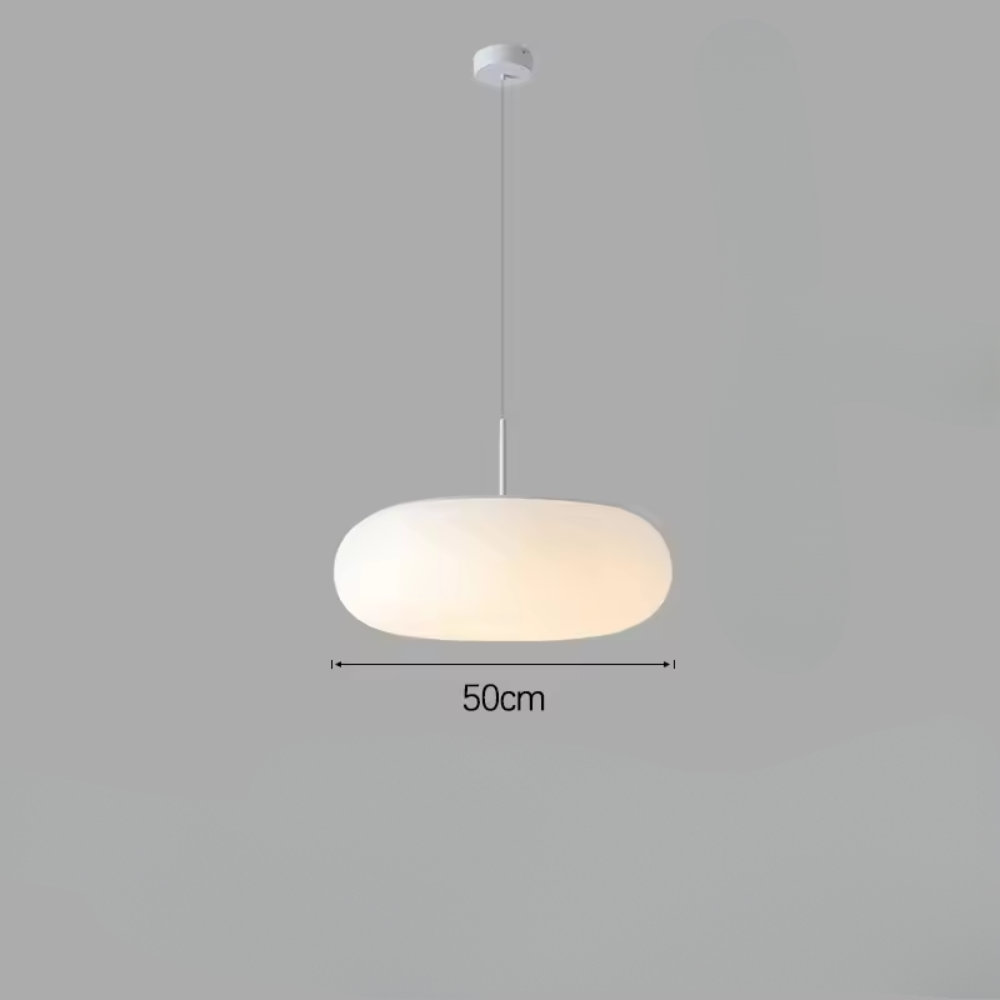 Nyxora - Moderne Creme-Hängelampe im eleganten Kronleuchterstil mit gemütlicher LED-Beleuchtung