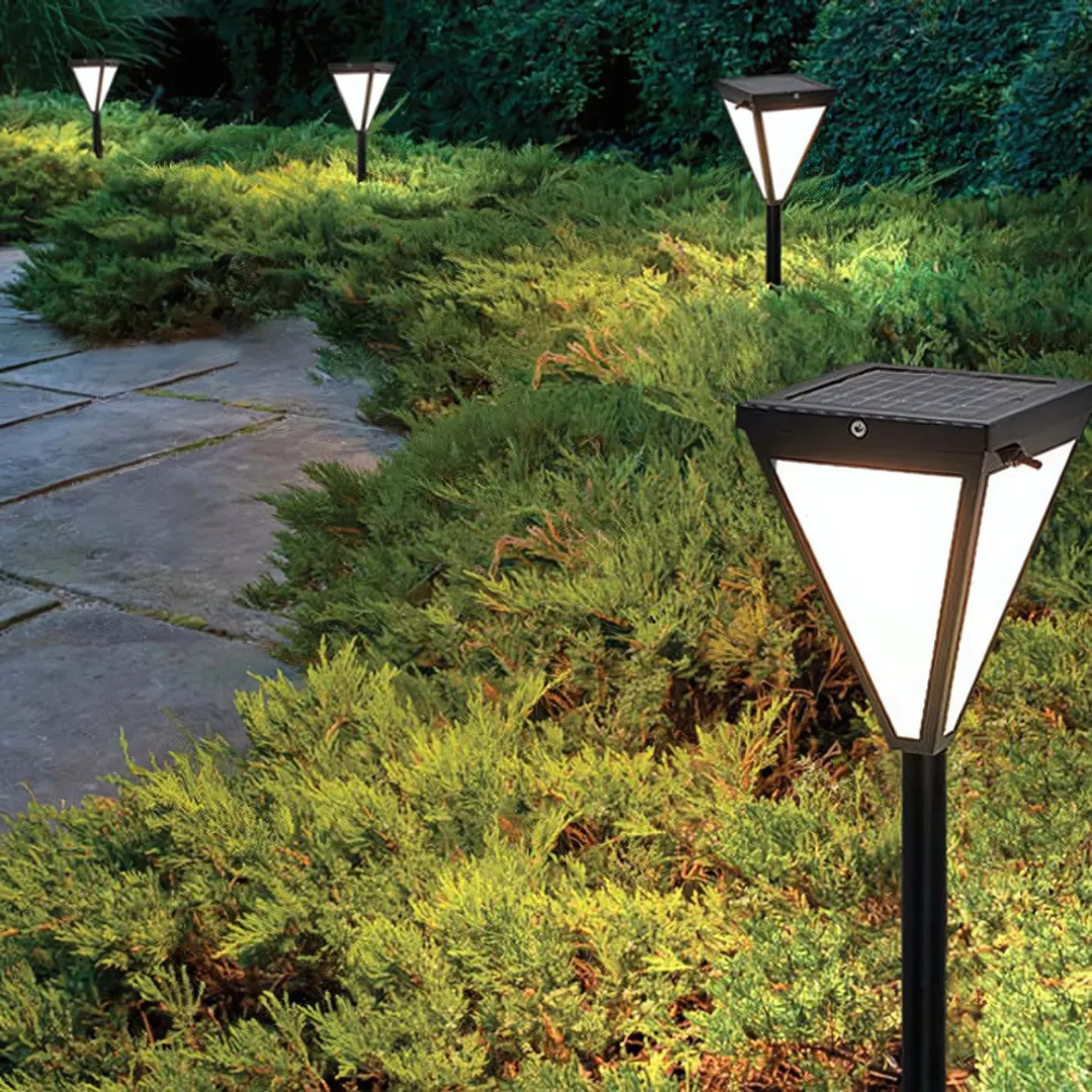 Brill - Elegante Solar-Außenbeleuchtung für ein modernes Gartenerlebnis