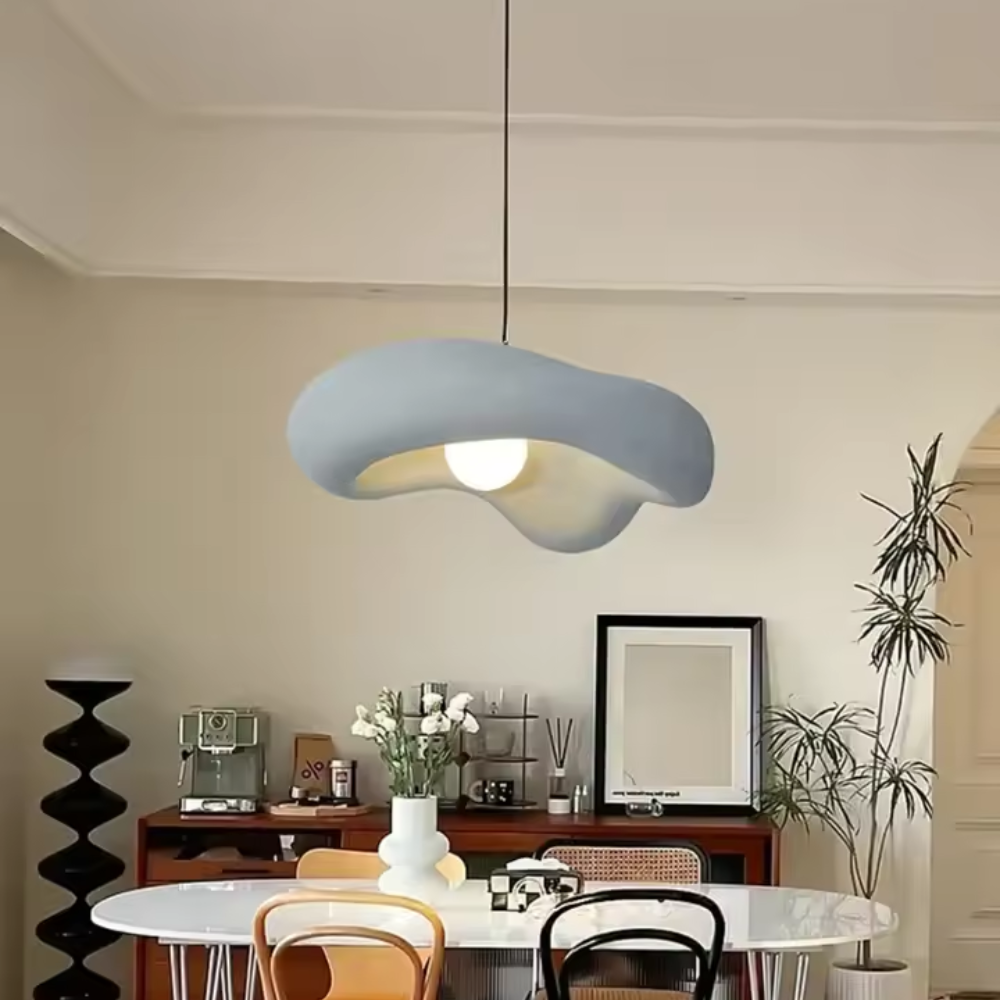 Melistara - Wabi Sabi Nordische LED-Hängeleuchte für Schlafzimmer, Esstisch und Café - Elegante und Minimalistische Beleuchtung