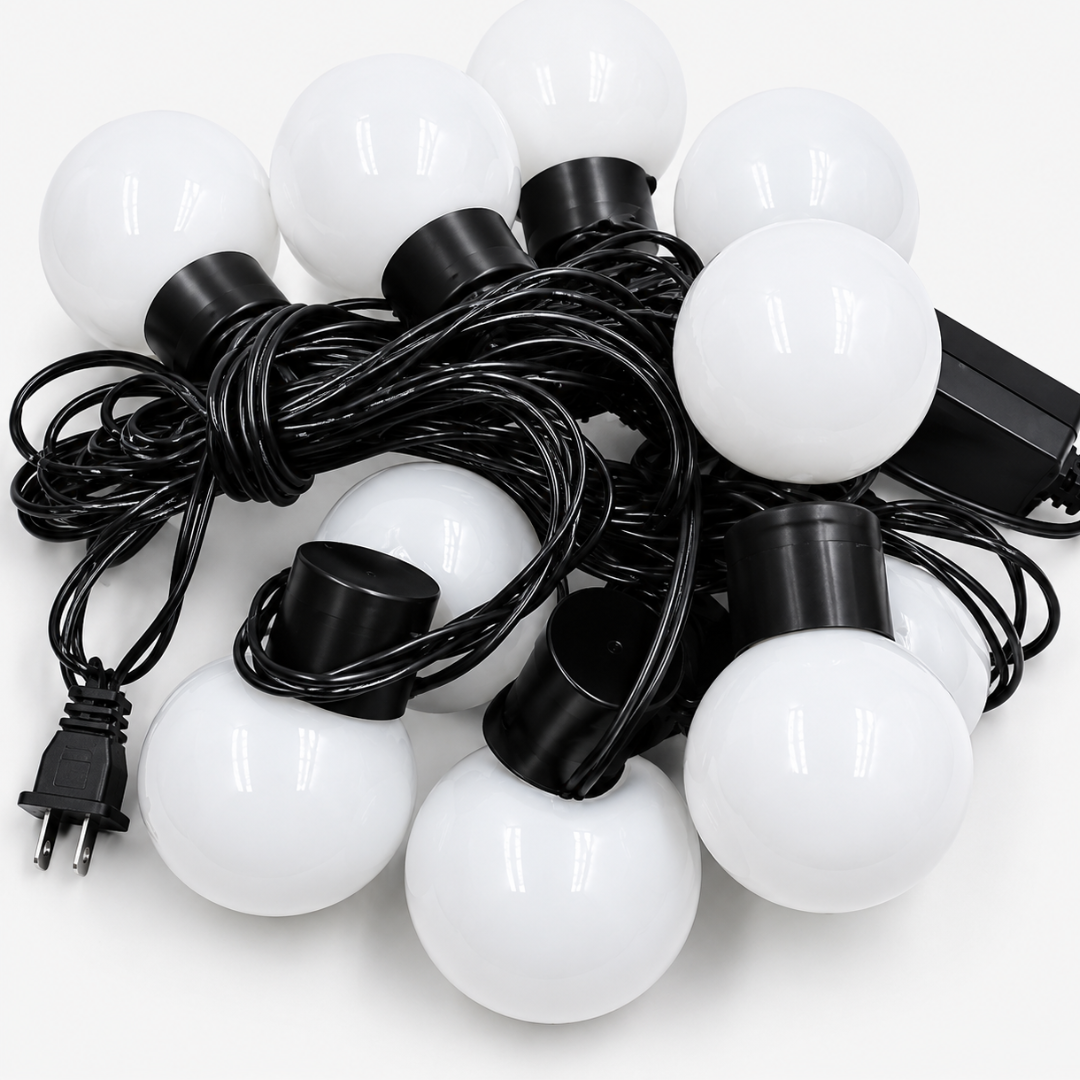 USB-Terrassen-Lichterkette – Wasserdichte Warmweiße Terrassendeko