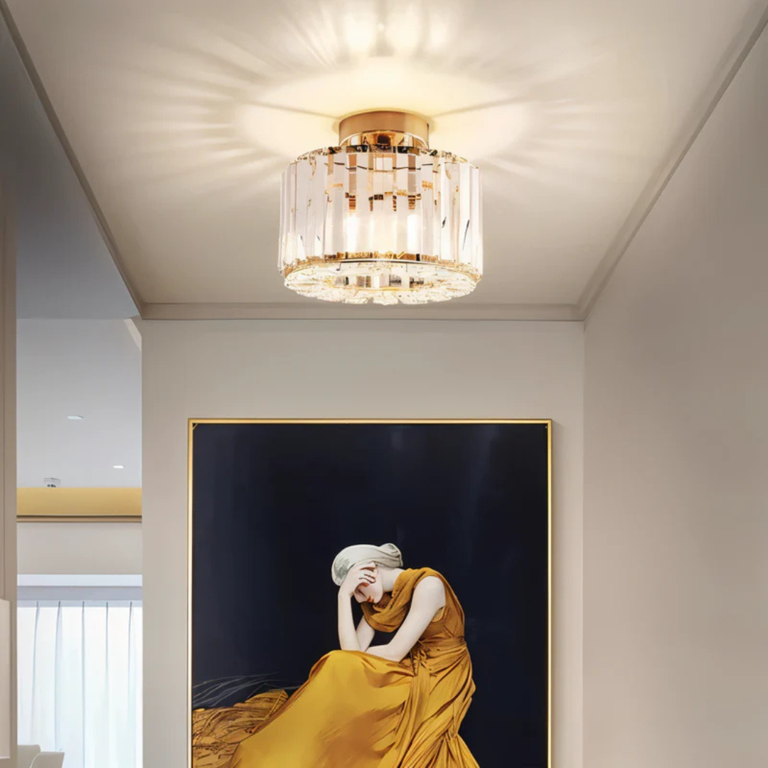 Cryst - Luxus Kristall Deckenleuchte für elegante und strahlende Raumbeleuchtung