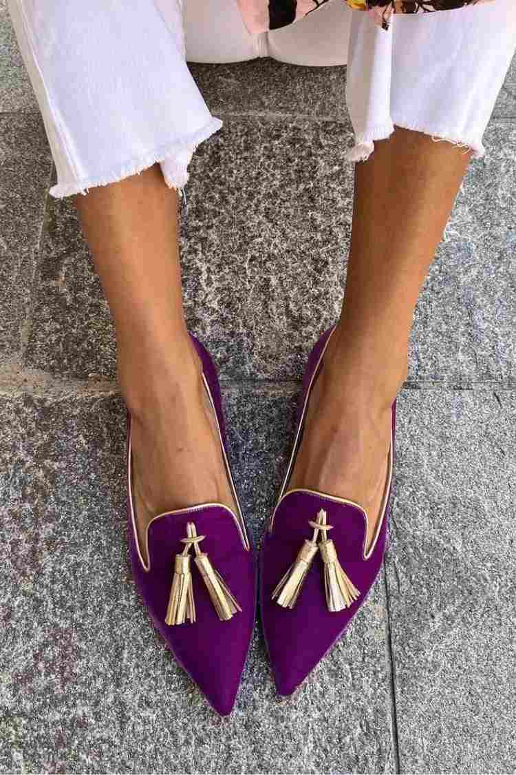 Gepolierte Quasten-Loafer für einen zeitlosen, eleganten Look