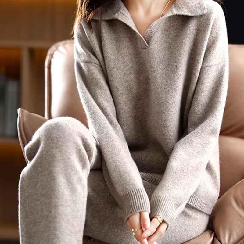 Paige | Gemütliches Damen-Winter-2-teiliger Lounge-Set für ultimativen Komfort