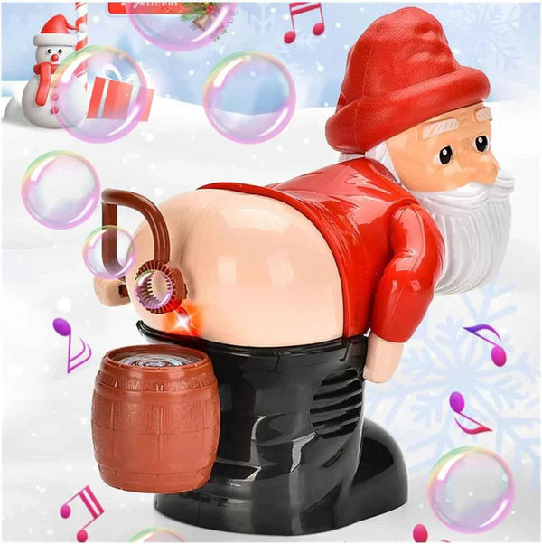 SillySanta - Lustige Blasefigur für Geschenke und frohe Weihnachten sowie Spaß und Ballermann
