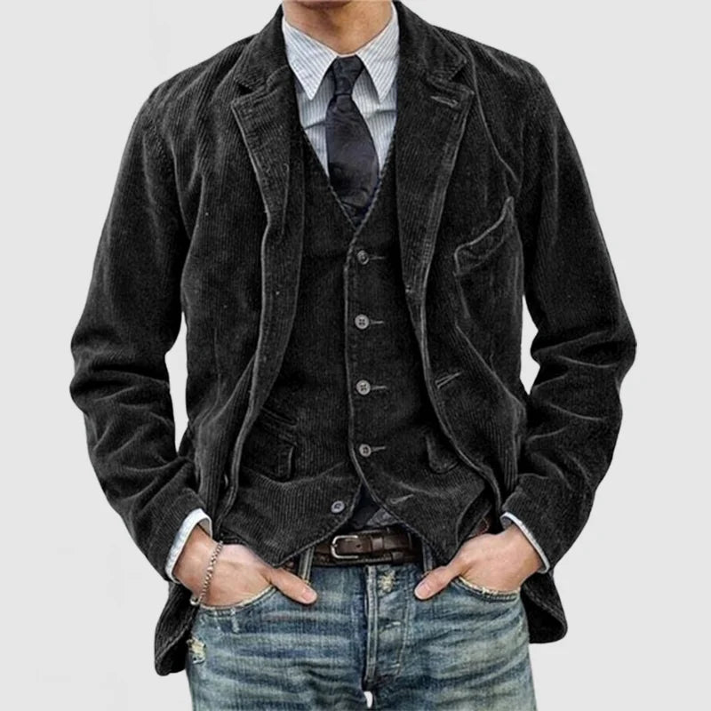 Aven – Elegantes Vintage-Set aus Blazer und Weste für einen unvergesslichen Stil