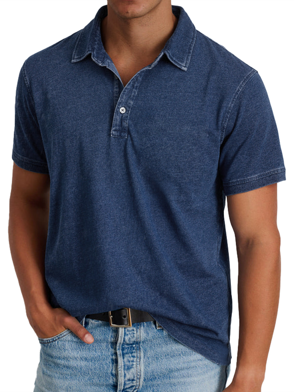Raveena - Elegantes Polo mit Kragen für einen eleganten Look