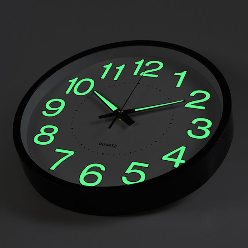 Treviq - Große Wanduhr mit LED-Beleuchtung für moderne Optik